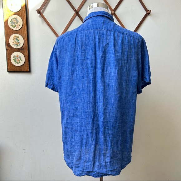 Banana Republic Linen Camden Fit Button Up Shirt - Picture 5 of 10